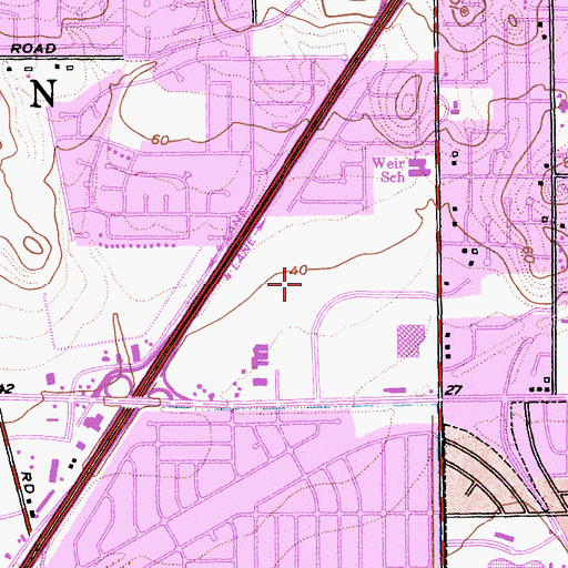 Topographic Map of Kaiser Permanente Medical Center, CA