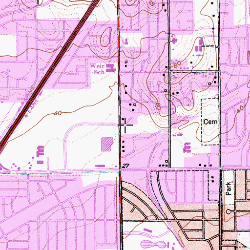 Topographic Map of NorthBay Medical Center, CA