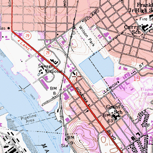 Topographic Map of Lake Dalwigk Park, CA