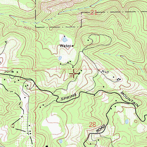 Topographic Map of Smith-Madrone Vineyards, CA
