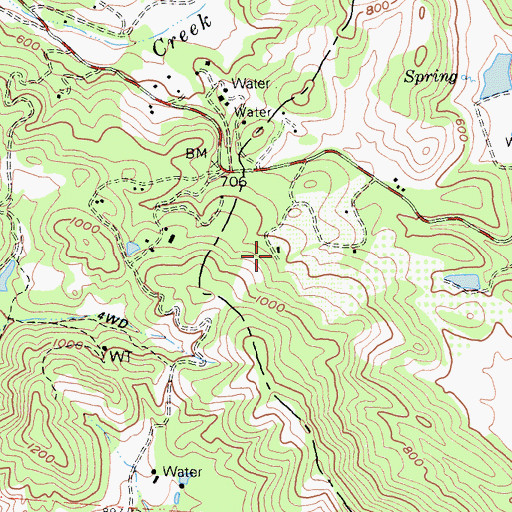 Topographic Map of Storybook Mountain Vineyards, CA