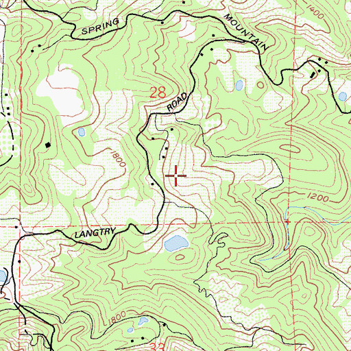 Topographic Map of Yverdon Vineyards, CA