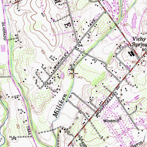 Topographic Map of Quail Ridge Winery, CA