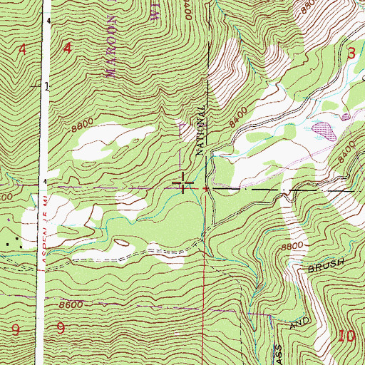 Topographic Map of East Snowmass Creek, CO