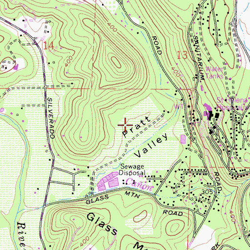 Topographic Map of The California Meadery, CA