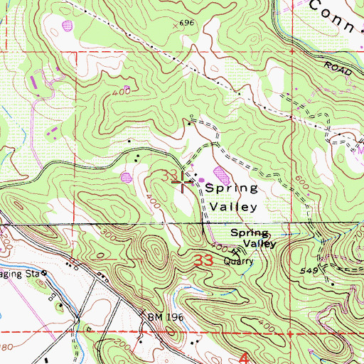 Topographic Map of Heitz Wine Cellars, CA