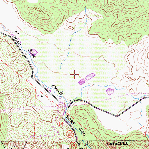 Topographic Map of Nichelini Winery, CA