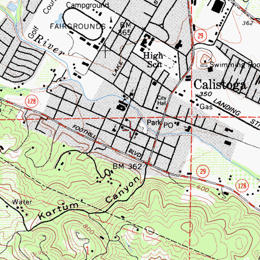 Topographic Map of Pioneer Park, CA
