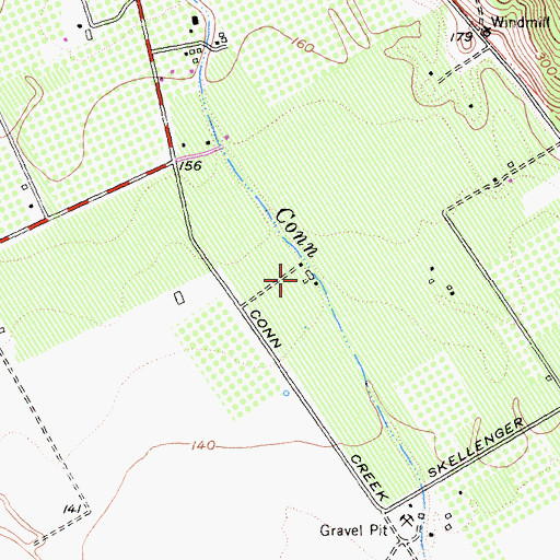 Topographic Map of Caymus Vineyards, CA