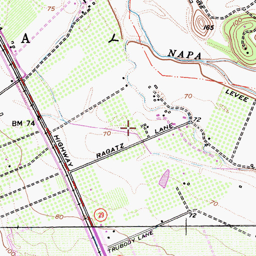 Topographic Map of Hopper Creek Winery, CA