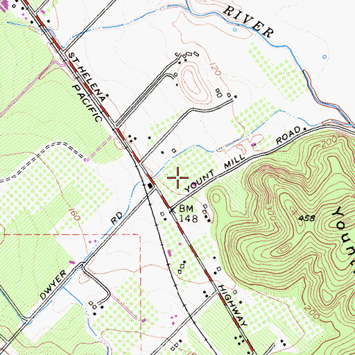 Topographic Map of Robert Pepi Winery, CA