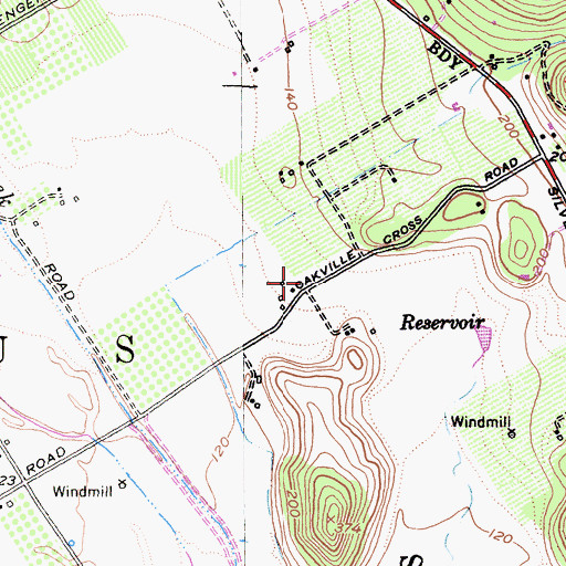 Topographic Map of Villa Mount Eden Winery, CA