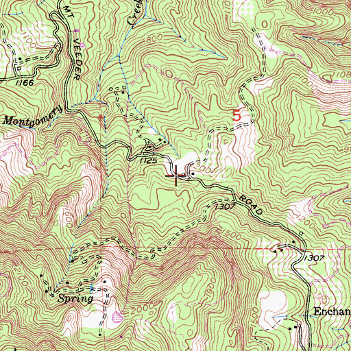 Topographic Map of Vose Vineyards, CA