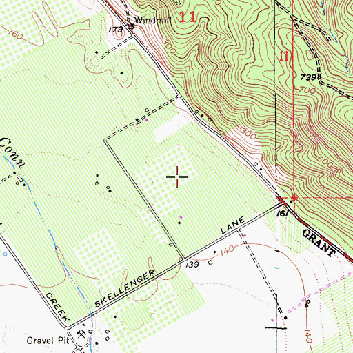 Topographic Map of Z D Winery, CA