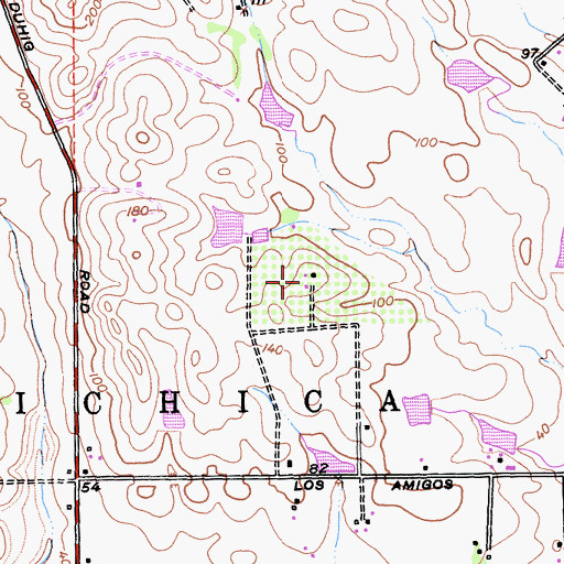 Topographic Map of Acacia Winery, CA
