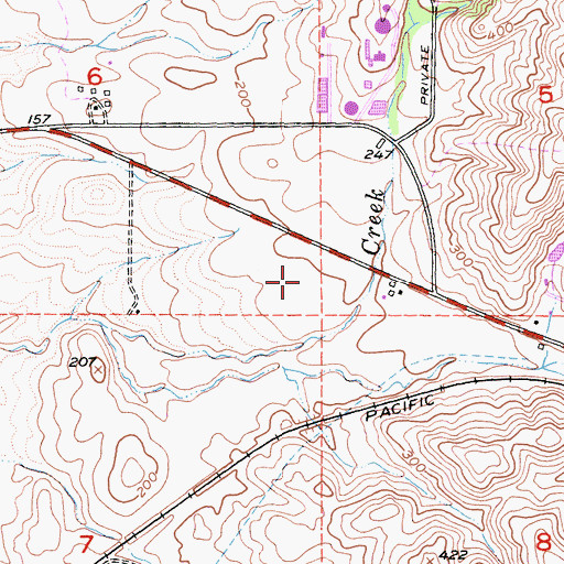 Topographic Map of Chardonnay Country Club, CA