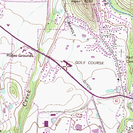 Topographic Map of Marolt Diich, CO