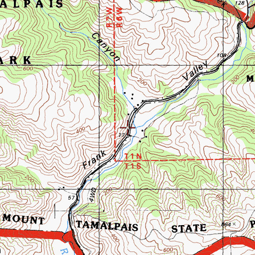 Topographic Map of Kent Creek, CA
