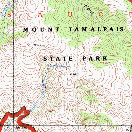 Topographic Map of Lee Shansky Camp, CA