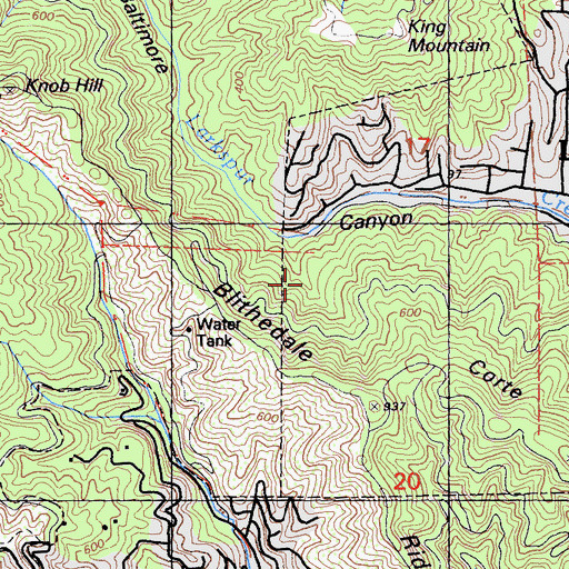 Topographic Map of Barbara Spring Trail, CA