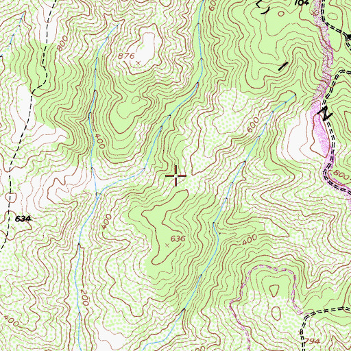 Topographic Map of Drakes View Trail, CA