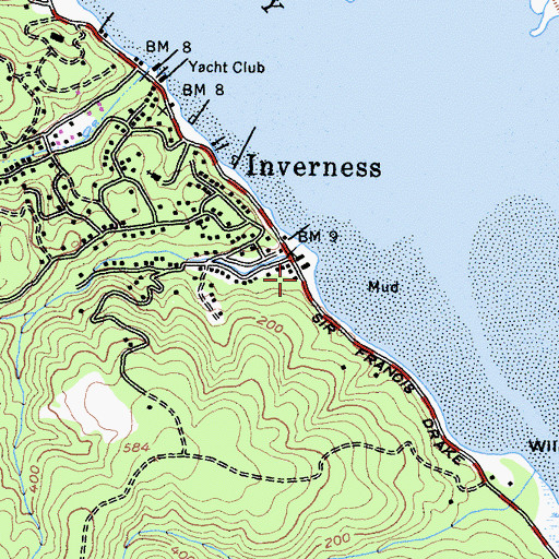 Topographic Map of Martinelli Park, CA