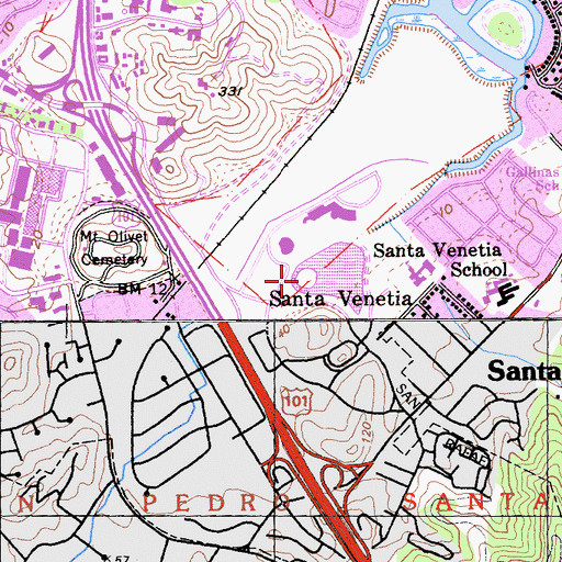 Topographic Map of Childrens Island, CA