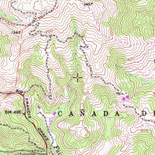 Topographic Map of Loma Alta Preserve, CA