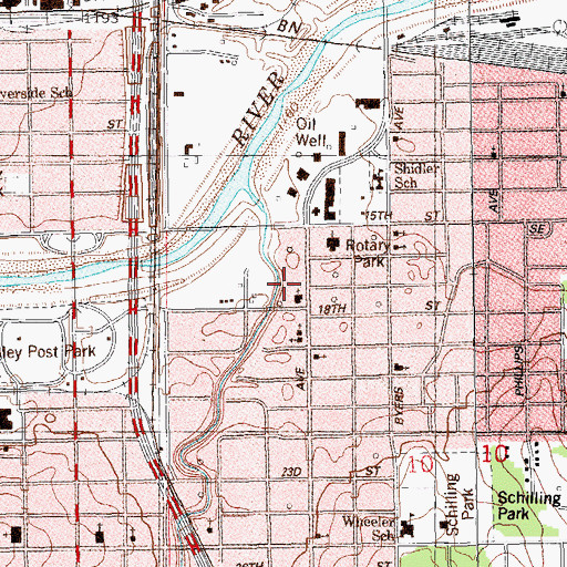 Topographic Map of Apostolic Assembly, OK