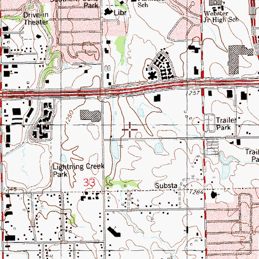 Topographic Map of Apostolic Faith Tabernacle, OK