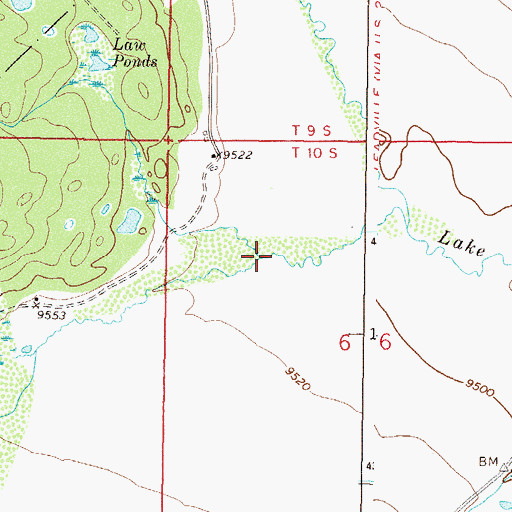 Topographic Map of Rock Creek, CO