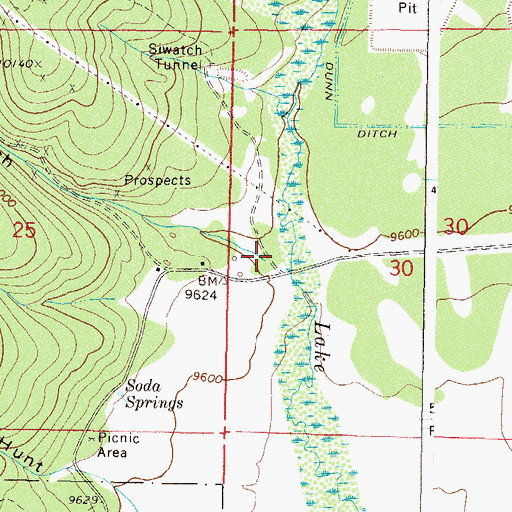 Topographic Map of Colorado Gulch, CO