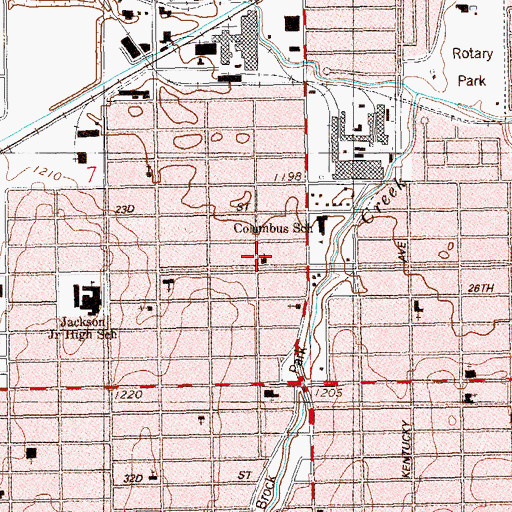 Topographic Map of Episcopal Diocese of Oklahoma, OK