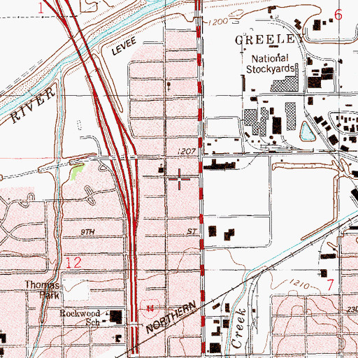 Topographic Map of Friendship Chapel Assembly, OK