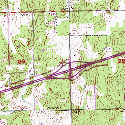 Topographic Map of Life Christian Ministries Incorporated Church, OK