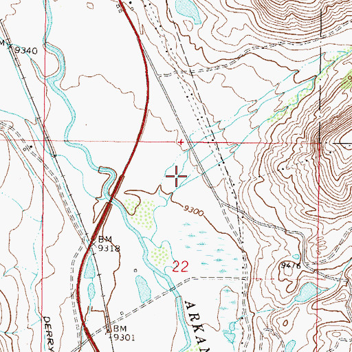 Topographic Map of Empire Gulch, CO