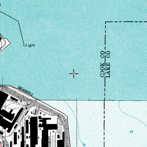 Topographic Map of Saint Dorothy Rectory, IL