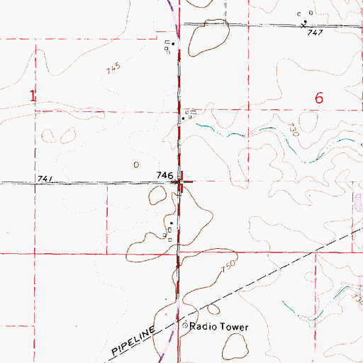 Topographic Map of Galey School (historical), IL