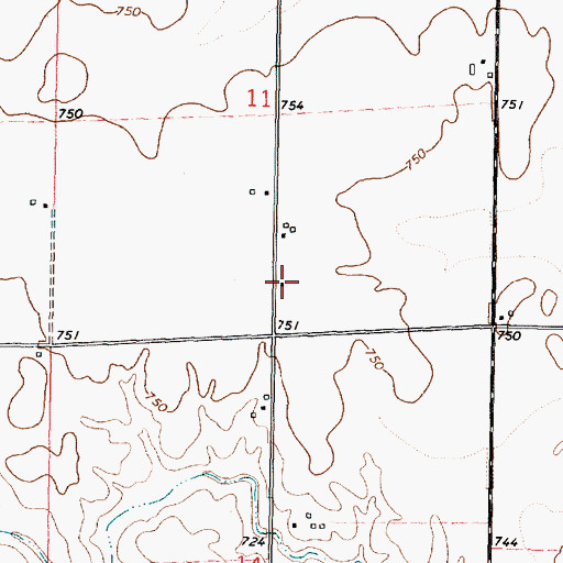 Topographic Map of Harvey School (historical), IL