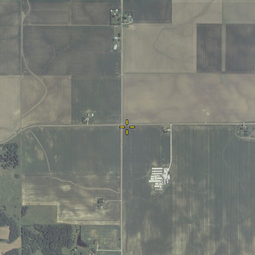 Aerial/Satellite Image of Lewis School (historical), IL