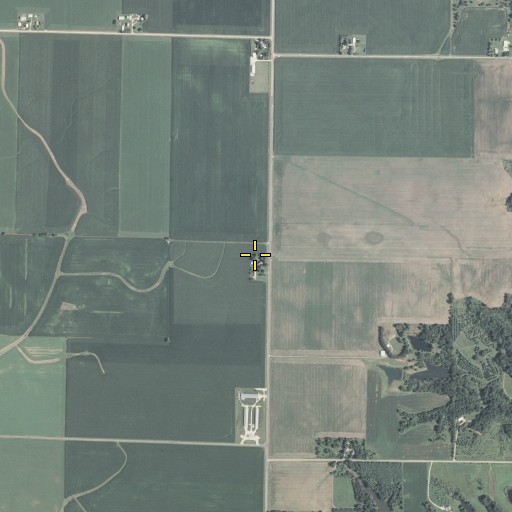Aerial/Satellite Image of Meridian School (historical), IL