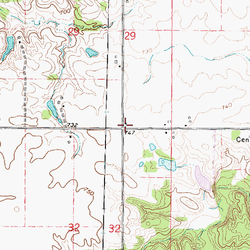 Topographic Map of Shepherd School (historical), IL