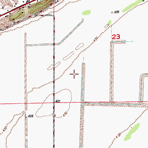 Topographic Map of Slim Lake (historical), IL