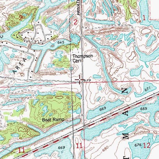 Topographic Map of Hyatt School (historical), IL
