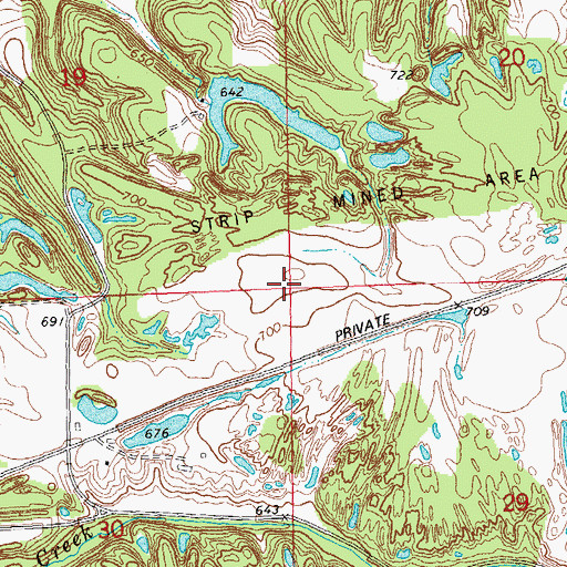 Topographic Map of Sunbeam School (historical), IL