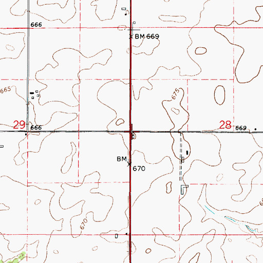 Topographic Map of State Road, IL