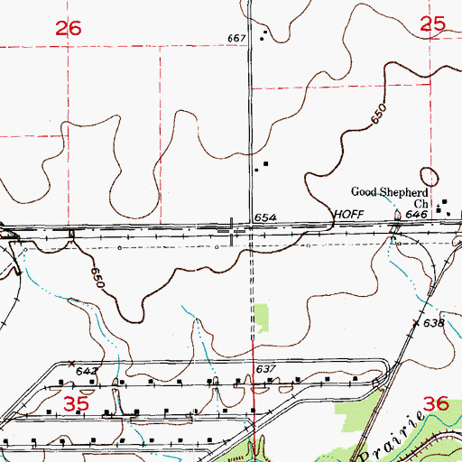 Topographic Map of School Number 68 (historical), IL