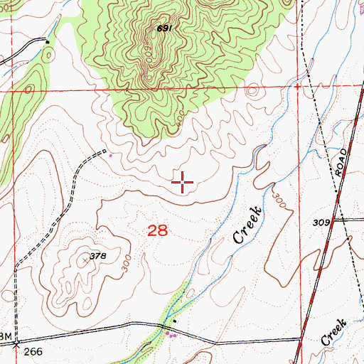Topographic Map of Butte College, CA
