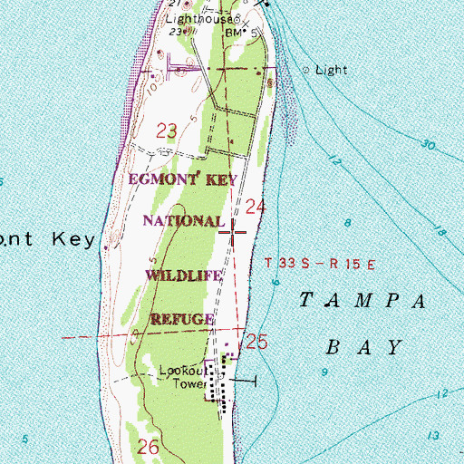 Topographic Map of Fort Dade (historical), FL