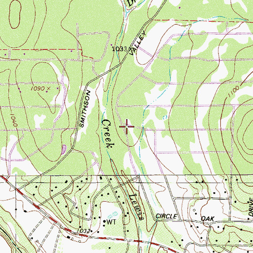 Topographic Map of Bulverde East (historical), TX